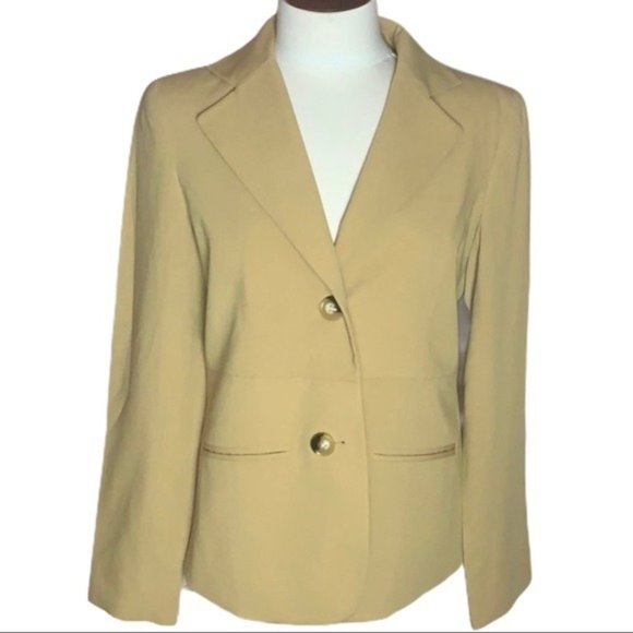 Evan Picone stretch camel colored blazer - Picture 4 of 4
